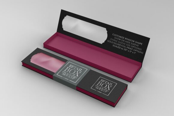 Customized eye lashes Collapsible Rigid boxes