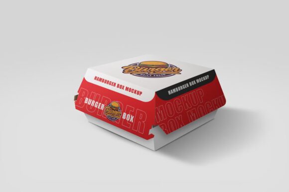 custom cardboard burger box