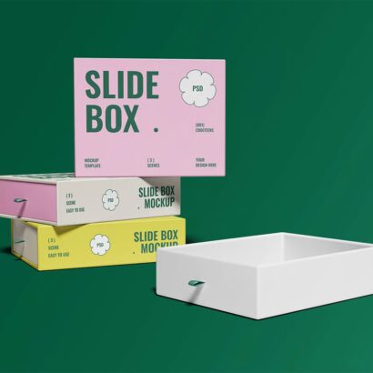 rigid slide box with premium material